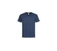 V-neck T-shirt Stedman Classic Bleu M