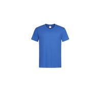 V-neck T-shirt Stedman Classic Bleu S