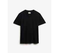 V-neck T-shirt Superdry Classic Noir S