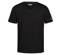Regatta Men's Quick Drying Fingal V-Neck T-Shirt Black