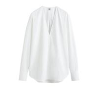 V-Neck Twill Blouse - female - TotêMe - Blouses - White - S - Blouses & Shirts S