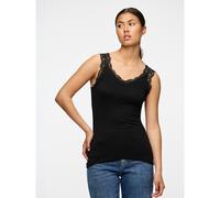 V-Neck Vest Top Black