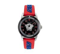 V-Palazzo Men's Watch- Blue-Red Silicone- male- Versace- Watches- Multicolor- ONE SIZE- Accessories ONE SIZE