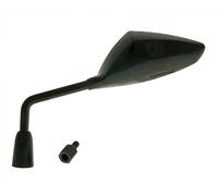 V PARTS Left Mirror With Adapters Universal - Black (1pc), black