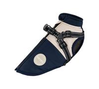 [V.PET.B.R] Dog Winter Coat with Built-in Harness - Waterproof Windproof Warm Padded Jacket for Small Medium Large Dogs, Reflective Step-in Puppy Vest for Cold Weather Walking(Blue,M)