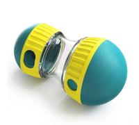 V.PET.B.R Interactive Dog Toy Slow Feeder - Treat Dispenser Puzzle Ball for Medium/Large Dogs - Adjustable IQ Training Tumbler for Boredom Relief, Healthy Digestion & Mental Stimulation(Blue,XL)