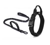 V.PET.B.R Tactical Dog Collar Heavy Duty Nylon with Control Handle & Quick Release Metal Buckle, Adjustable Military Training for Medium Large Dogs K9 German Shepherd(Dog Collar+Dog Leash C,XL)