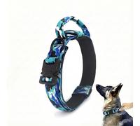 V.PET.B.R Tactical Dog Collar Heavy Duty Nylon with Control Handle & Quick Release Metal Buckle, Adjustable Military Training for Medium Large Dogs K9 German Shepherd(H,XL)