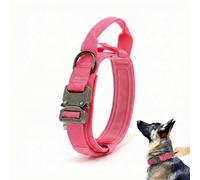 V.PET.B.R Tactical Dog Collar Heavy Duty Nylon with Control Handle & Quick Release Metal Buckle, Adjustable Military Training for Medium Large Dogs K9 German Shepherd(A,XL)