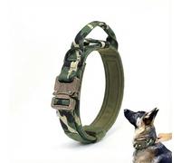V.PET.B.R Tactical Dog Collar Heavy Duty Nylon with Control Handle & Quick Release Metal Buckle, Adjustable Military Training for Medium Large Dogs K9 German Shepherd(I,XL)
