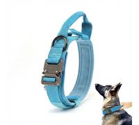 V.PET.B.R Tactical Dog Collar Heavy Duty Nylon with Control Handle & Quick Release Metal Buckle, Adjustable Military Training for Medium Large Dogs K9 German Shepherd(F,XL)