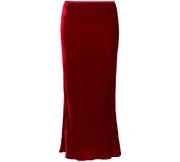 V:PM ATELIER Burlesque midi velvet skirt - Red 36-40
