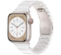 V.R.HOPE Apple Watch Band for Series 11/10/9/8/7/Ultra3 46mm 45mm 44mm 42mm 49mm Fashion Lightweight Resin Dressy Strap for Women Bracelet Compatible with iWatch Series 6/5/4/3/2/1/SE (Starlight)