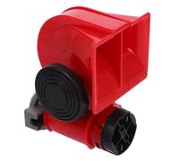 V Red Square Mouth Air Horn with Relay Harness for Cars