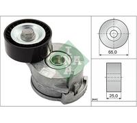 Aux Belt Tensioner fits FIAT SCUDO 2.0D 10 to 16 DW10CD Drive V-Ribbed INA New