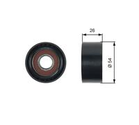 V-Ribbed Belt Deflection/Guide Pulley Fits Chrysler PT Cruiser GATES T36481