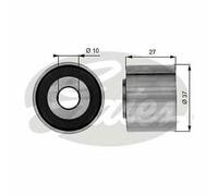 V-RIBBED BELT DEFLECTION GUIDE PULLEY GATES OE QUALITY REPLACEMENT T36025