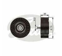 V-RIBBED BELT DEFLECTION GUIDE PULLEY GATES OE QUALITY REPLACEMENT T36247