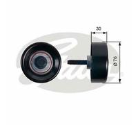 V-RIBBED BELT DEFLECTION GUIDE PULLEY GATES OE QUALITY REPLACEMENT T36250