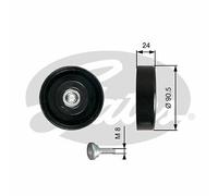 V-RIBBED BELT DEFLECTION GUIDE PULLEY GATES OE QUALITY REPLACEMENT T36251