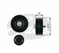 V-RIBBED BELT DEFLECTION GUIDE PULLEY GATES OE QUALITY REPLACEMENT T36430