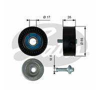 V-RIBBED BELT DEFLECTION GUIDE PULLEY GATES OE QUALITY REPLACEMENT T36764