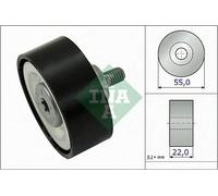 V-RIBBED BELT DEFLECTION GUIDE PULLEY INA OE QUALITY REPLACEMENT 532 0720 10