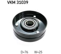 SKF VKM 31039 Deflection / Guide Pulley, v-ribbed belt