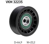 V-Ribbed Belt Deflection/Guide Pulley SKF VKM 32235 Fits Alfa Romeo Fiat Lancia