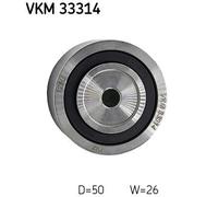 SKF VKM 33314 Deflection / guide pulley, V-ribbed belt