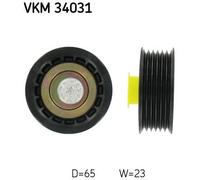 V-belt pulley VKM 34031 SKF for FORD JAGUAR