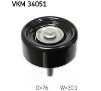 SKF VKM 34051 Deflection / Guide Pulley, v-ribbed belt