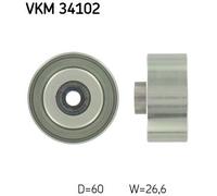SKF VKM 34102 Deflection / Guide Pulley, v-ribbed belt