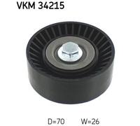 DEFLECTIONGUIDE PULLEY VRIBBED BELT VKM 34215 FOR FORD MONDEO/IV GRAND/C-MAX