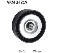 V-Ribbed Belt Deflection/Guide Pulley SKF VKM 34219 Fits Ford B-Max C-Max