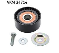 SKF VKM 34714 V-Ribbed Belt Deflection Guide Pulley Right 26mm Width Fits Ford