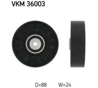 V-Ribbed Belt Deflection/Guide Pulley SKF VKM 36003 Fits Renault Volvo 850 960