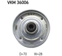SKF VKM 36006 Deflection / guide pulley, V-ribbed belt