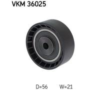 V-Ribbed Belt Deflection/Guide Pulley SKF VKM 36025 Fits Dacia Nissan Proton