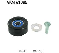 V-Ribbed Belt Deflection/Guide Pulley SKF VKM 61085 Fits Toyota Avensis Avensis