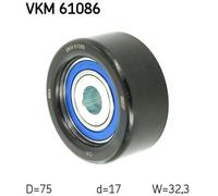 SKF VKM 61086 Deflection / Guide Pulley, v-ribbed belt