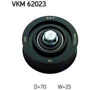 SKF VKM 62023 Deflection / Guide Pulley, v-ribbed belt