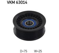 SKF VKM 63014 Deflection / guide pulley, V-ribbed belt