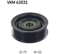 SKF VKM 63031 Deflection / guide pulley, V-ribbed belt