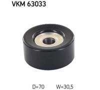 New Deflection/Guide Pulley, V-ribbed belt for HONDA:EDIX,FR-V,HR-V,CR-V IV