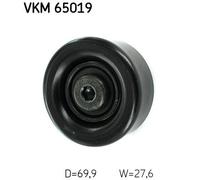 V-Ribbed Belt Deflection/Guide Pulley SKF VKM 65019 Fits Hyundai Kia Accent