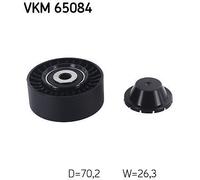 DEFLECTIONGUIDE PULLEY VRIBBED BELT VKM 65084 FOR HYUNDAI EMBERA GRAND/EUR/VI