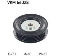 SKF VKM 66028 Deflection / Guide Pulley, v-ribbed belt