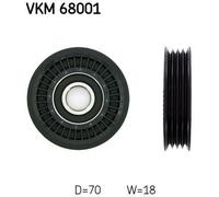 DEFLECTIONGUIDE PULLEY VRIBBED BELT VKM 68001 FOR SUBARU OUTBACK/LEGACY 2.5L