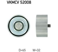 V-Ribbed Belt Deflection/Guide Pulley SKF VKMCV 52008 Fits IVECO Diameter 65mm